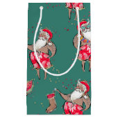 ブラックトロピカルサンタ抱き枕 スモールペーパーバッグ (正面)