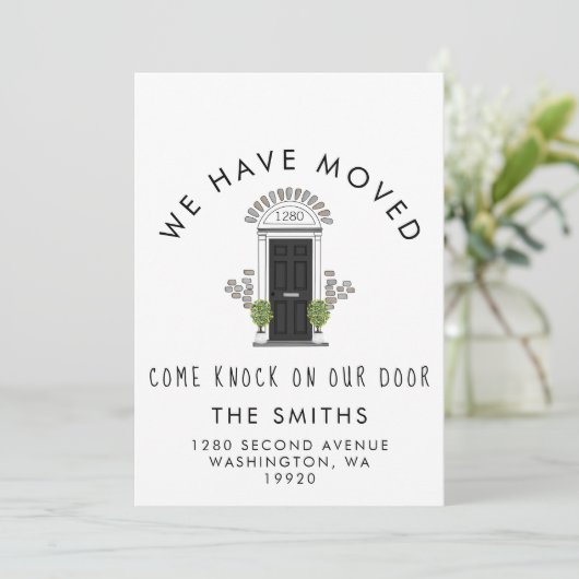 ブラックドアの移動案内 招待状 (スタンド正面)