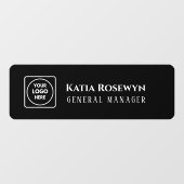 ブラックドアクリング | カスタムロゴ ウィンドウサイン (シート)