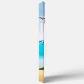 ブラックドイツシェパードドッグオンビーチ Case-Mate iPhoneケース (裏面 / 右)