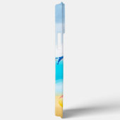 ブラックドイツシェパードドッグオンビーチ Case-Mate iPhoneケース (裏面 / 右)