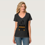 ブラックドイツシェパード集団 Tシャツ (正面フル)