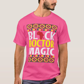 ブラックドクター魔法ブラックヒストリ月Blmメラニン Tシャツ