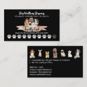 ブラックドッグウォーカーロイヤリティディスカウントポー 名刺 (正面/裏面)