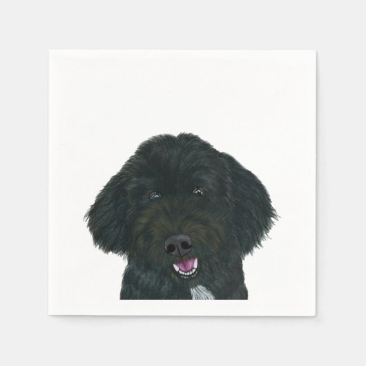 ブラックドッグカクテルナプキンス スタンダードカクテルナプキン (正面)