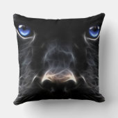 ブラックドッグ装飾用クッション クッション (裏面)