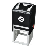 ブラックドッグ顔フランスのブルドッグ セルフインキングスタンプ (商品)