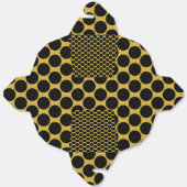 ブラックドットスタイルのゴールド テイクアウト 3x2.75x3.75 フェイバーボックス (見開き)