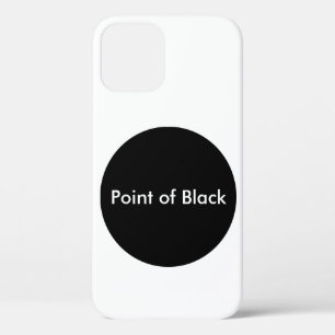 ブラックドット iPhone 12ケース