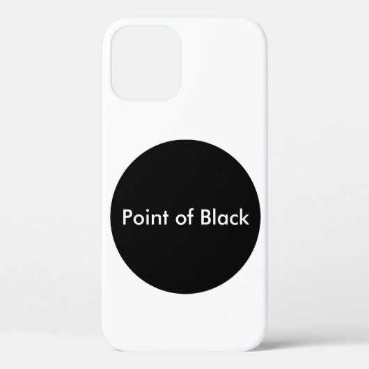 ブラックドット Case-Mate iPhoneケース (裏面)
