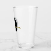 ブラックドラクールムモダンズ音楽モノグラムの タンブラーグラス (左)