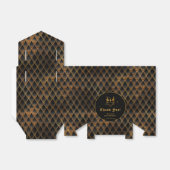 ブラックドラゴンはかりで測金ゴールド誕生日ありがとう フェイバーボックス (折り畳みなし)