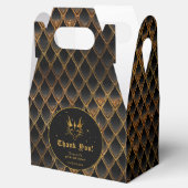 ブラックドラゴンはかりで測金ゴールド誕生日ありがとう フェイバーボックス (オープン)