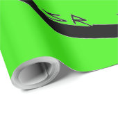 ブラックドラゴングリーンマットラッピング紙大 ラッピングペーパー (ロールコーナー)