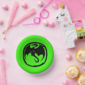 ブラックドラゴングリーン紙ボウル ペーパーボウル (パーティー)