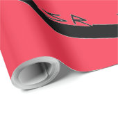 ブラックドラゴンコーラルマットラッピング紙ラージ ラッピングペーパー (ロールコーナー)