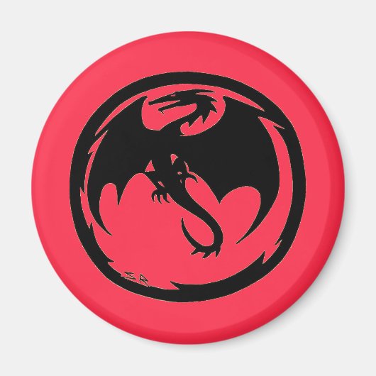 ブラックドラゴンサンゴ磁石 マグネット (正面)