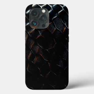 ブラックドラゴンスケール電話ケース iPhone 13 PROケース