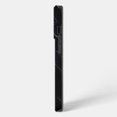 ブラックドラゴンスケールiPhoneケース iPhoneケース (左側面)