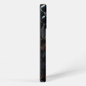 ブラックドラゴンスケールiPhoneケース iPhoneケース (右側面)
