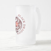 ブラックドラゴンビアグラス フロストグラスビールジョッキ (正面右)