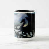 ブラックドラゴンファンタジーブルーマウンテンズ マグカップ (中央)