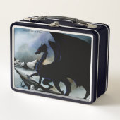ブラックドラゴンファンタジーブルーマウンテンズ メタルランチボックス (正面)