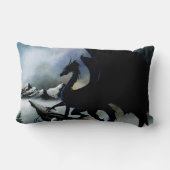 ブラックドラゴンファンタジーブルーマウンテンズ ランバークッション (裏面)