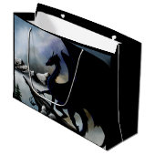 ブラックドラゴンファンタジーブルーマウンテンズ ラージペーパーバッグ (正面アングル)