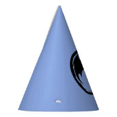 ブラックドラゴンブルーパーティー帽子 パーティーハット (左)