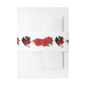 ブラックドラゴンレッドローズファンタジー結婚ズ 招待状ベリーバンド (正面例)