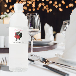 ブラックドラゴンレッドローゼスファンタジー ペットボトルラベル