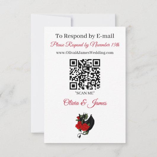 ブラックドラゴンレッドローゼスファンタジー 出欠カード (裏面)