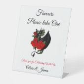 ブラックドラゴンレッドローゼスファンタジー 台座サイン (正面)