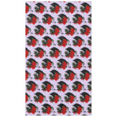 ブラックドラゴンレッドローゼラベンダー テーブルクロス (正面)