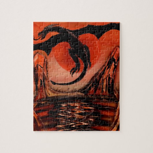 ブラックドラゴン機動機操縦士 ジグソーパズル (縦)