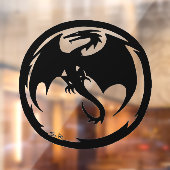 ブラックドラゴン窓から見てフロントスティックを掴む ウィンドウサイン (シート2)