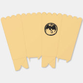 ブラックドラゴン金ゴールドポップコーンボックス フェイバーボックス (見開き)