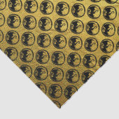 ブラックドラゴン金ゴールド静脈ティッシュペーパー小 薄葉紙 (詳細)