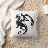 ブラックドラゴン クッション (ブランケット)