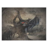 ブラックドラゴン テーブルクロス (正面(横))