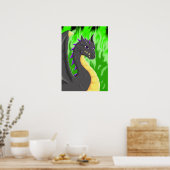 ブラックドラゴン ポスター (キッチン)