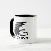 ブラックドラゴン“Dracarys”パワーマグ マグカップ (正面左)