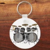 ブラックドラムキット: 10ピース: キーホルダー (正面)