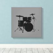 ブラックドラム キャンバスプリント (インサイチュ (ウッドフロア))