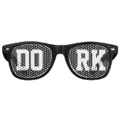 ブラックドルクギークロナー レトロサングラス (正面)