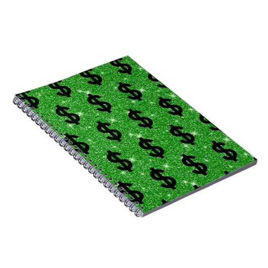 ブラックドルサインマネー起業家ウォールストリート ノートブック (右側)