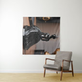 ブラックドレスのクリスタルガラスの王女 タペストリー (インサイチュ(横))