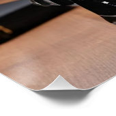 ブラックドレスのクリスタルガラスの王女 ポスター (コーナー)