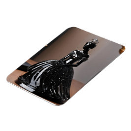 ブラックドレスのクリスタルガラスの王女 マグネット